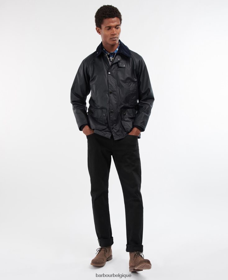 vêtements Barbour veste cirée bedale noir Hommes T2L6ZP19