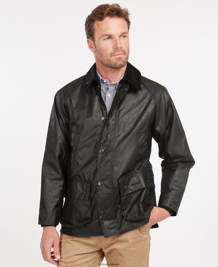 vêtements Barbour veste cirée bedale noir Hommes T2L6ZP24