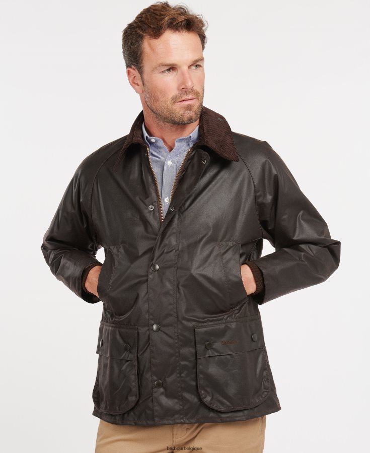 vêtements Barbour veste cirée bedale noir Hommes T2L6ZP34