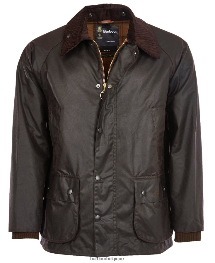 vêtements Barbour veste cirée bedale noir Hommes T2L6ZP34