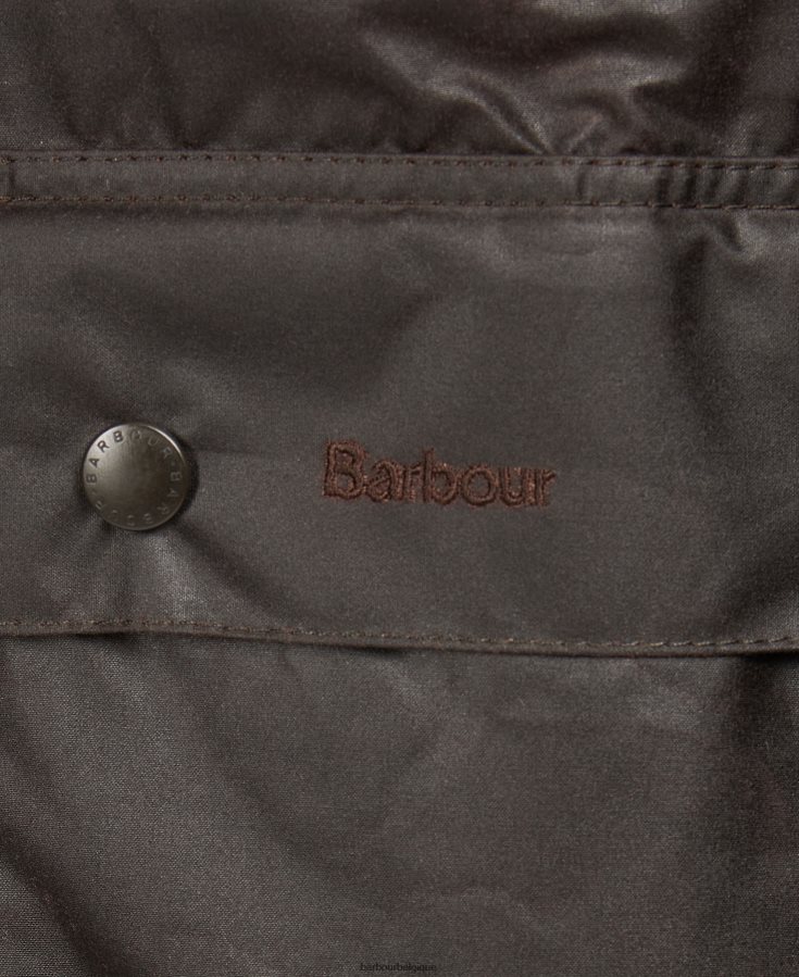 vêtements Barbour veste cirée bedale noir Hommes T2L6ZP34