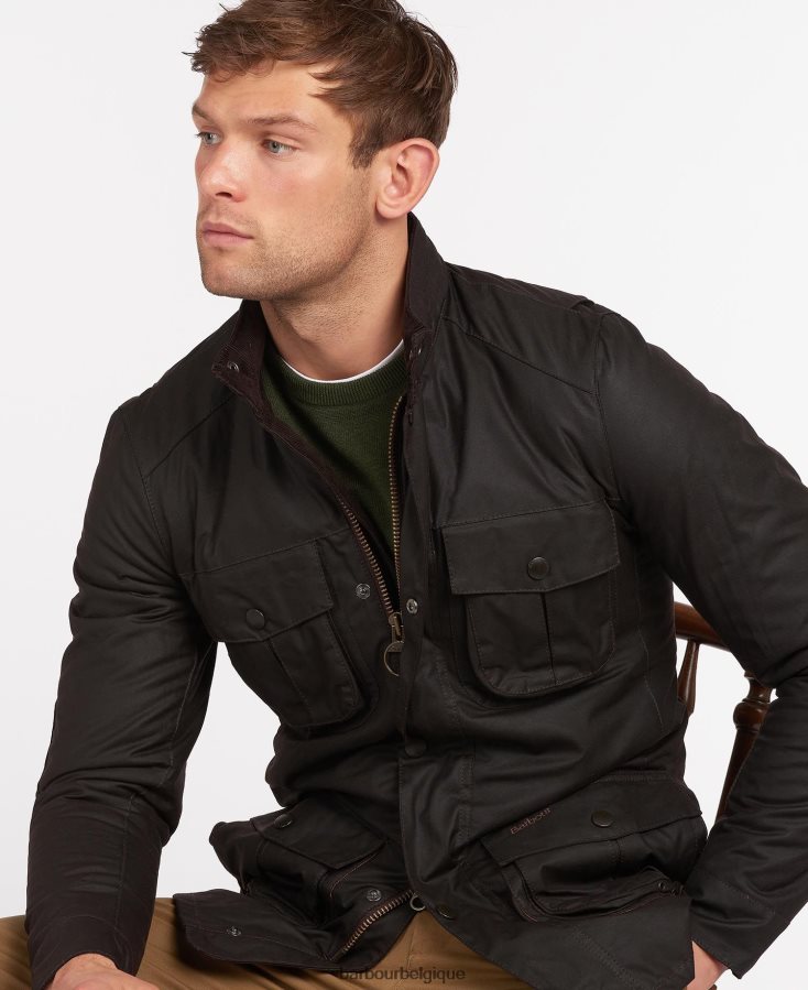 vêtements Barbour veste cirée corbridge olive Hommes T2L6ZP13