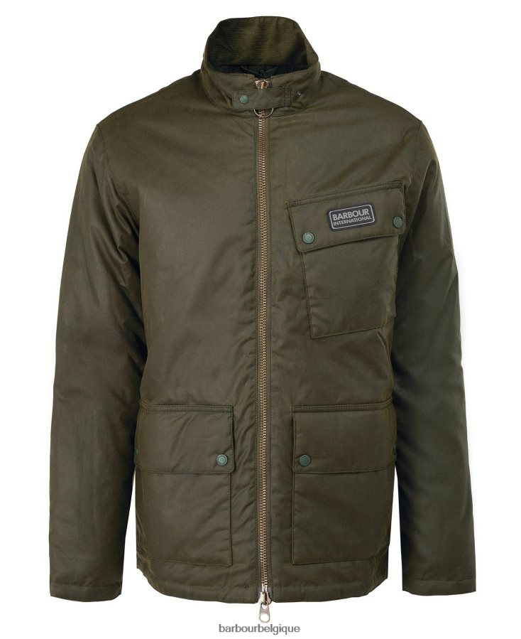 vêtements Barbour veste cirée croissant olive d\'archives Hommes T2L6ZP59