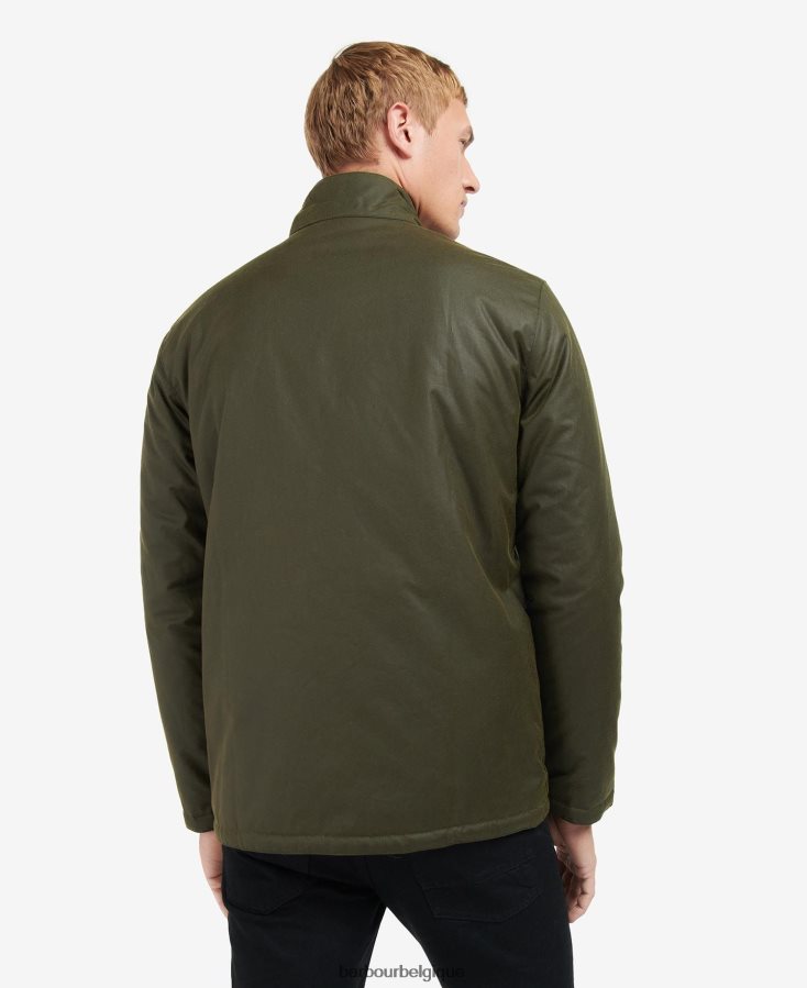vêtements Barbour veste cirée croissant olive d\'archives Hommes T2L6ZP59