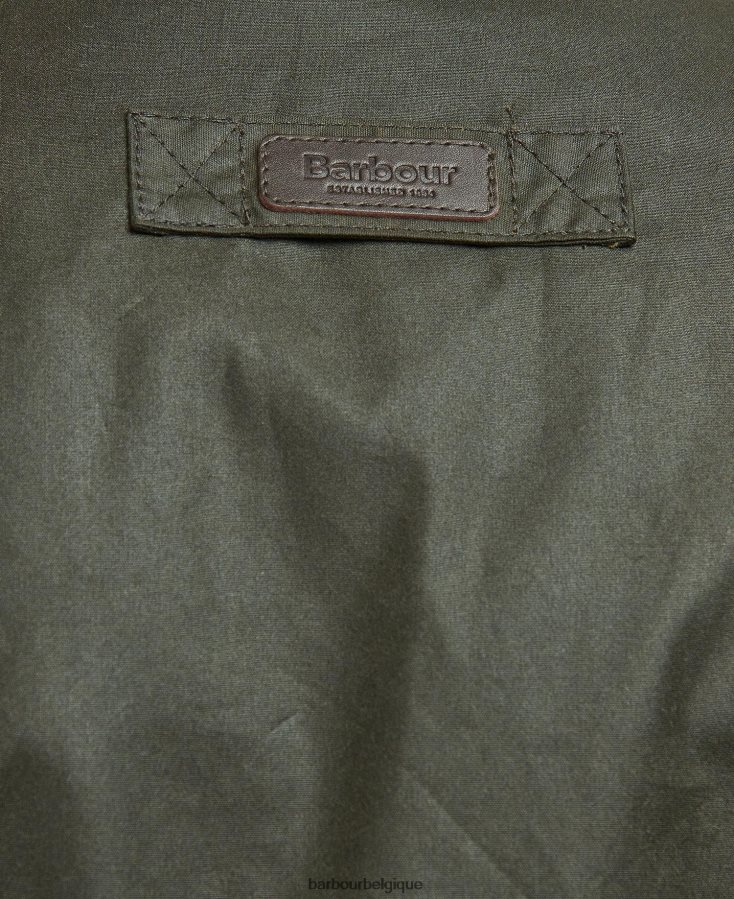 vêtements Barbour veste cirée dunlin olive/tartan classique Hommes T2L6ZP26