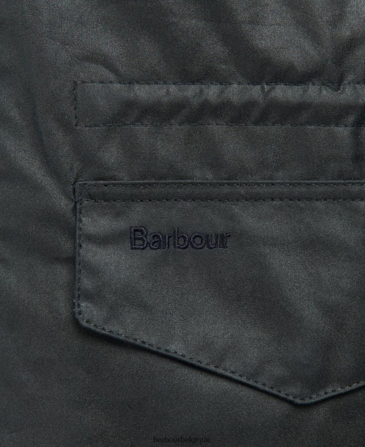 vêtements Barbour veste cirée farnham sage Hommes T2L6ZP53