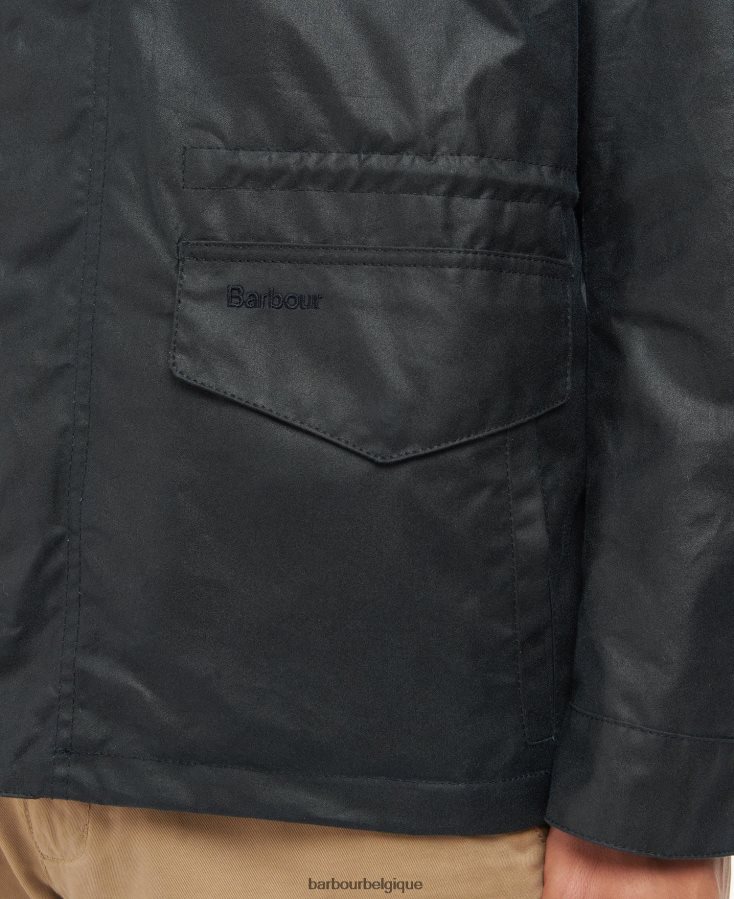 vêtements Barbour veste cirée farnham sage Hommes T2L6ZP53