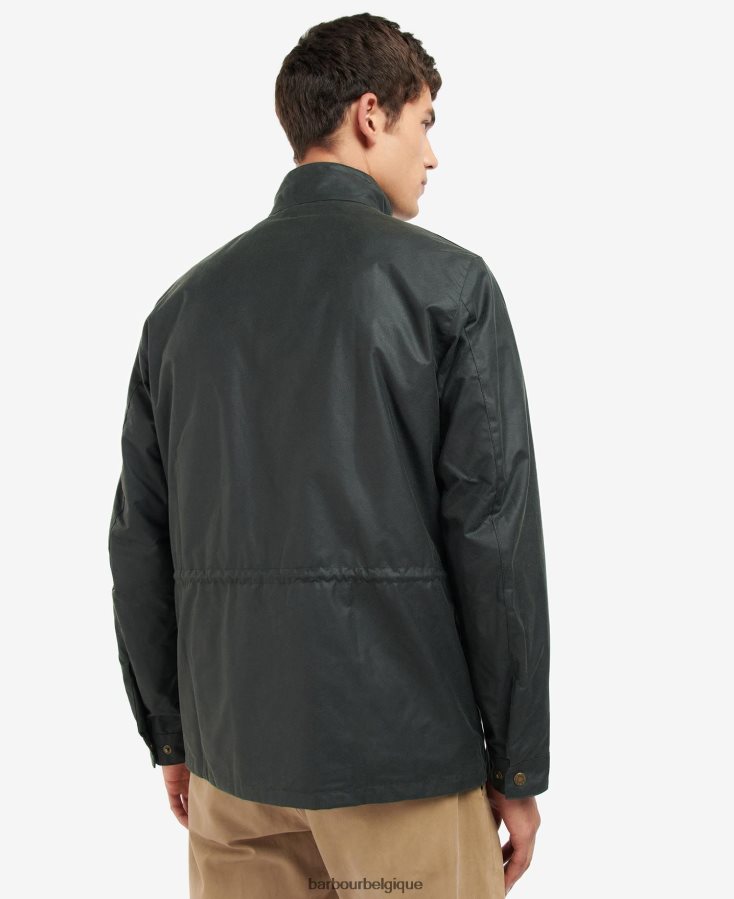 vêtements Barbour veste cirée farnham sage Hommes T2L6ZP62