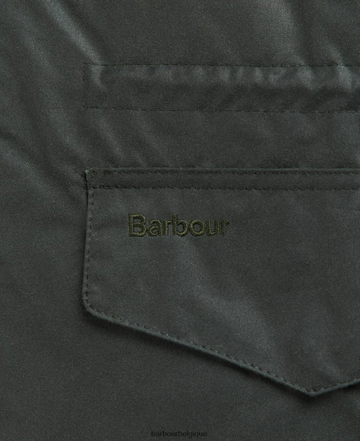 vêtements Barbour veste cirée farnham sage Hommes T2L6ZP62