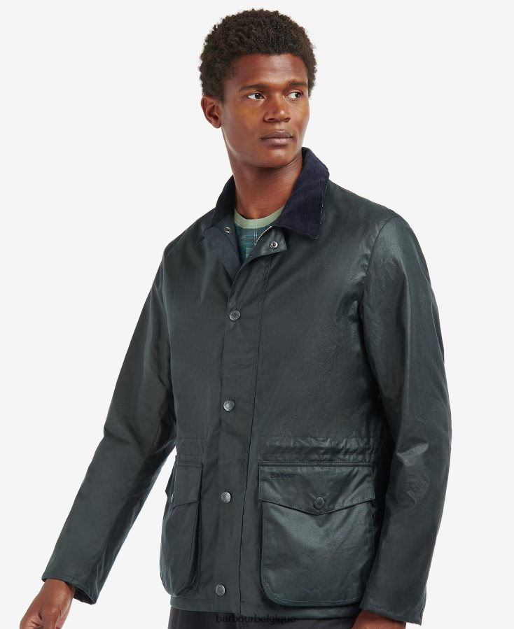 vêtements Barbour veste cirée kendle marine classique Hommes T2L6ZP37