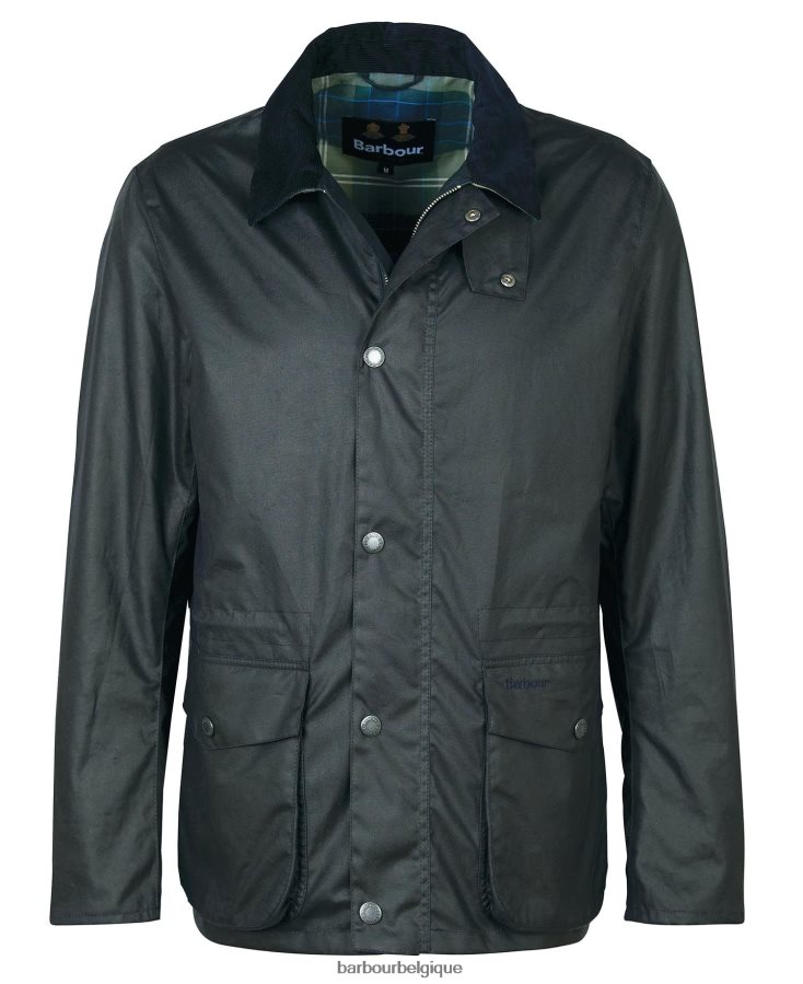 vêtements Barbour veste cirée kendle marine classique Hommes T2L6ZP37