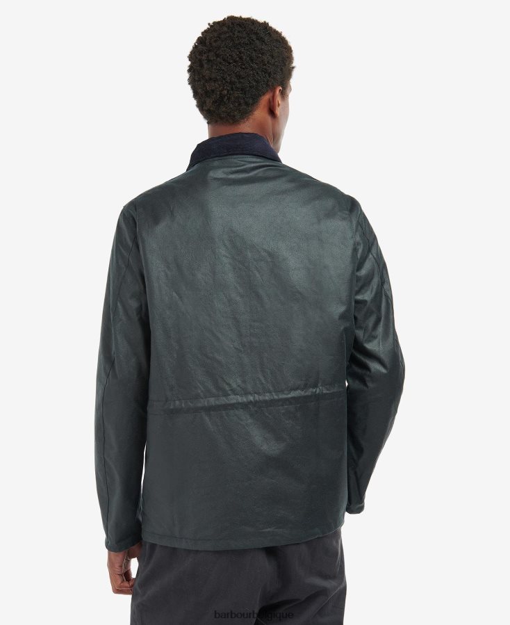 vêtements Barbour veste cirée kendle marine classique Hommes T2L6ZP37