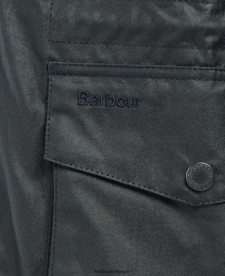 vêtements Barbour veste cirée kendle marine classique Hommes T2L6ZP37