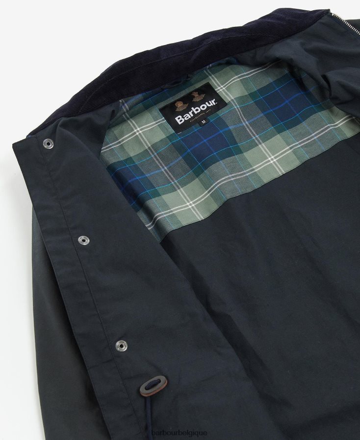 vêtements Barbour veste cirée kendle marine classique Hommes T2L6ZP37