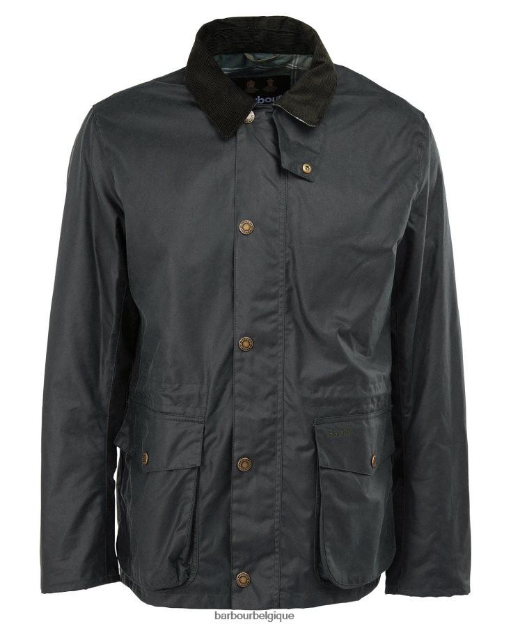 vêtements Barbour veste cirée kendle marine classique Hommes T2L6ZP69