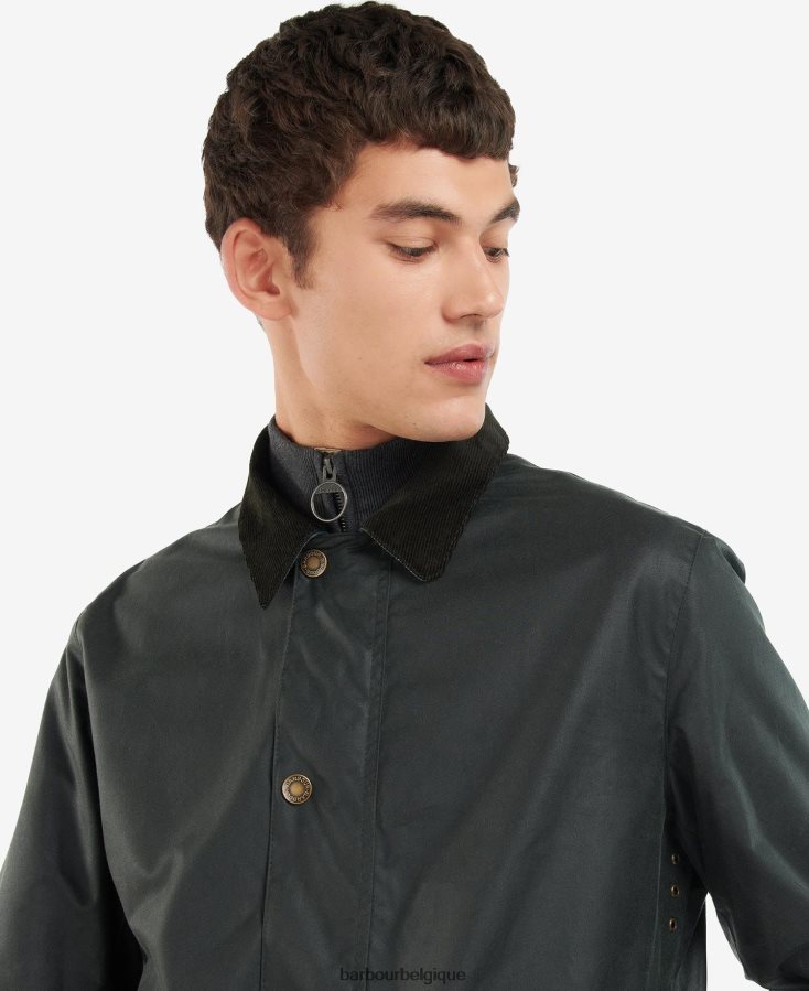 vêtements Barbour veste cirée kendle marine classique Hommes T2L6ZP69