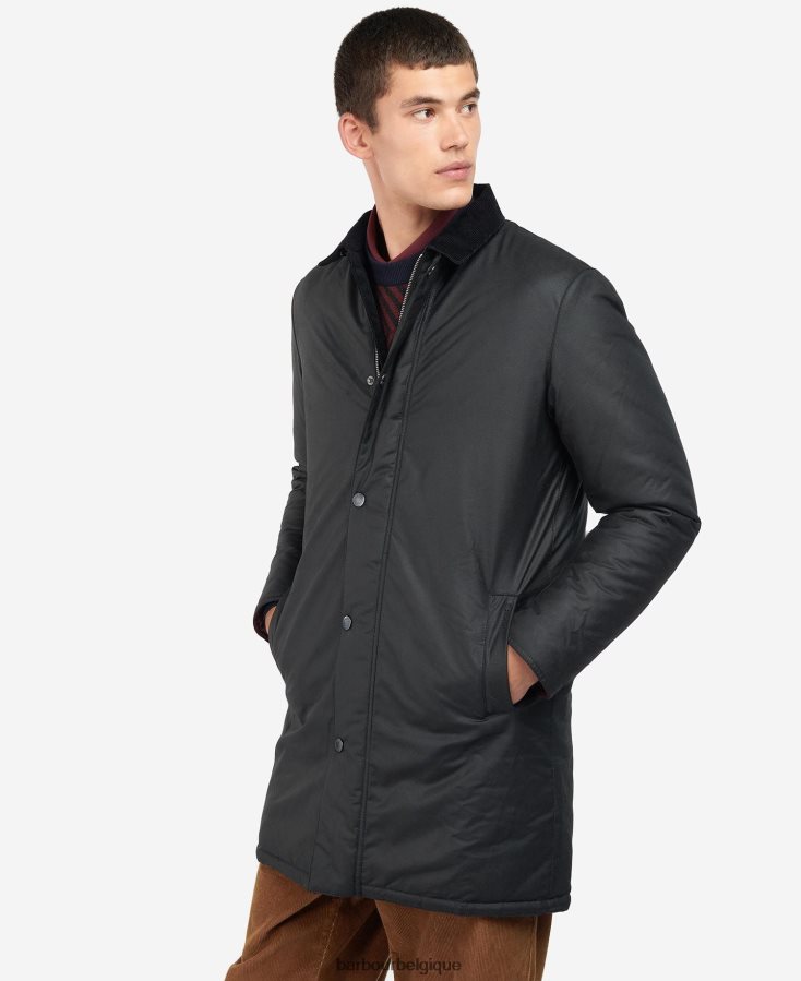 vêtements Barbour veste cirée kenstone noir/cordouan Hommes T2L6ZP71