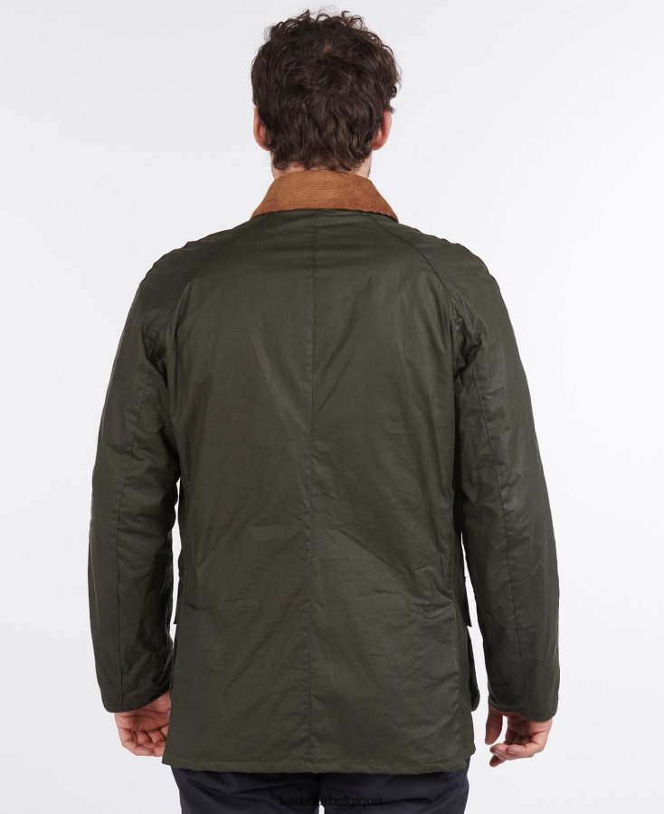 vêtements Barbour veste cirée légère ashby olive d\'archives Hommes T2L6ZP17