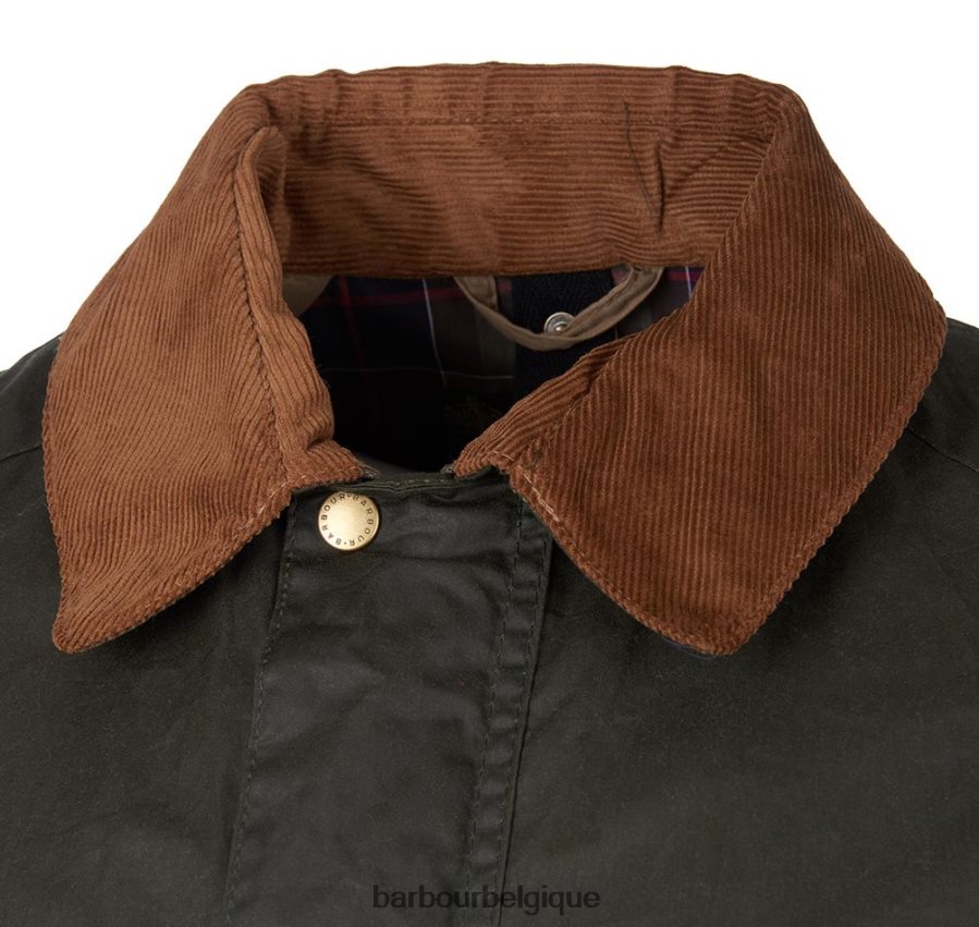 vêtements Barbour veste cirée légère ashby olive d\'archives Hommes T2L6ZP17