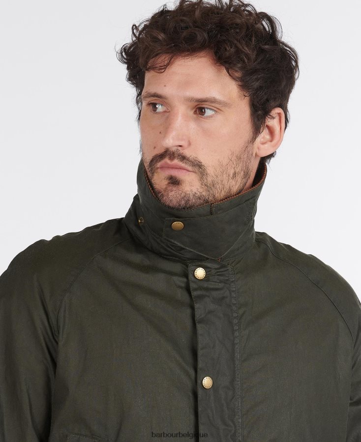 vêtements Barbour veste cirée légère ashby olive d\'archives Hommes T2L6ZP17