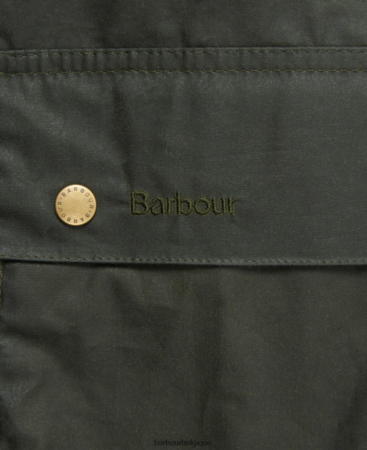 vêtements Barbour veste cirée légère ashby olive d\'archives Hommes T2L6ZP17