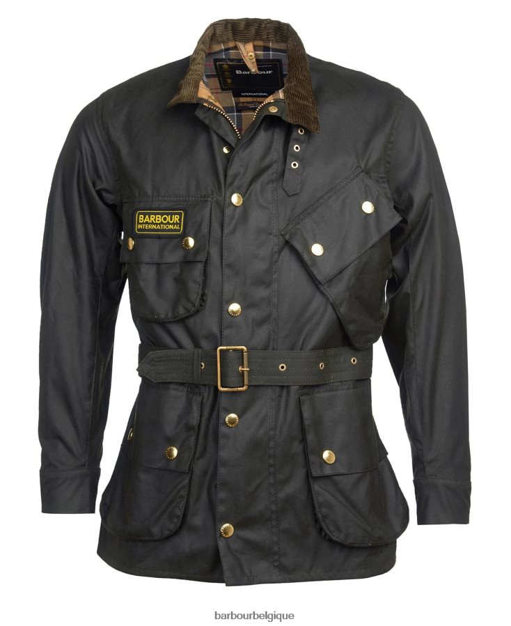 vêtements Barbour veste cirée originale internationale marine Hommes T2L6ZP27