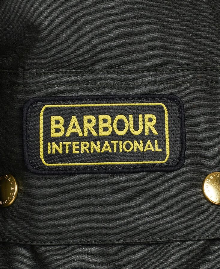 vêtements Barbour veste cirée originale internationale marine Hommes T2L6ZP27