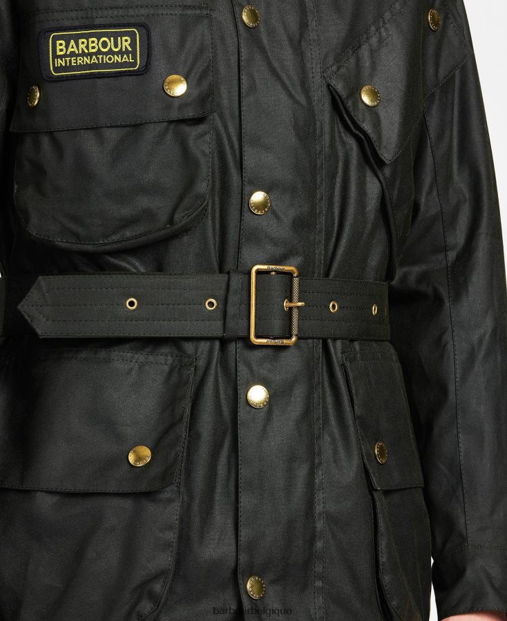 vêtements Barbour veste cirée originale internationale marine Hommes T2L6ZP27