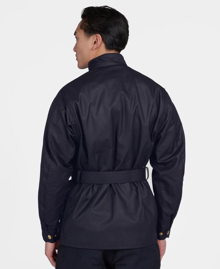vêtements Barbour veste cirée originale internationale marine Hommes T2L6ZP56