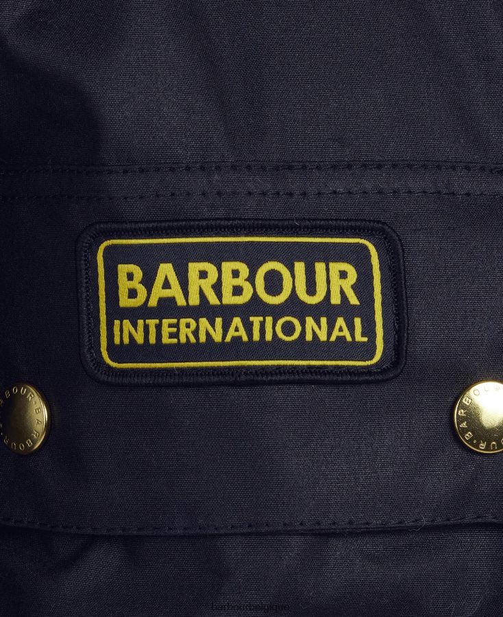 vêtements Barbour veste cirée originale internationale marine Hommes T2L6ZP56