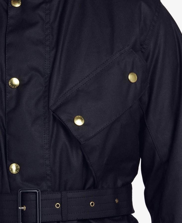 vêtements Barbour veste cirée originale internationale marine Hommes T2L6ZP56