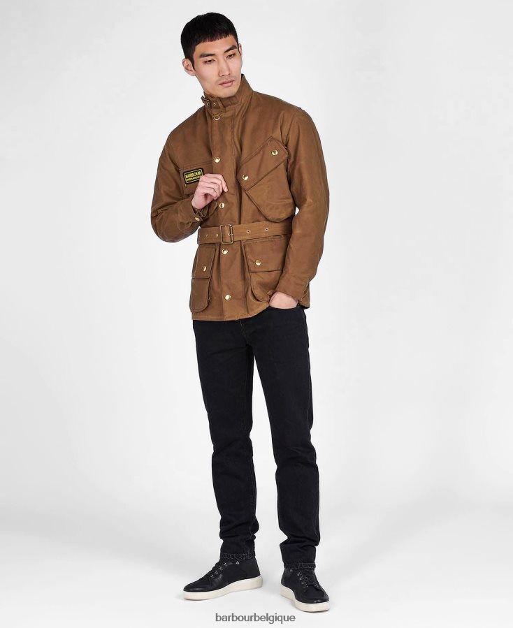 vêtements Barbour veste cirée originale internationale noir Hommes T2L6ZP21