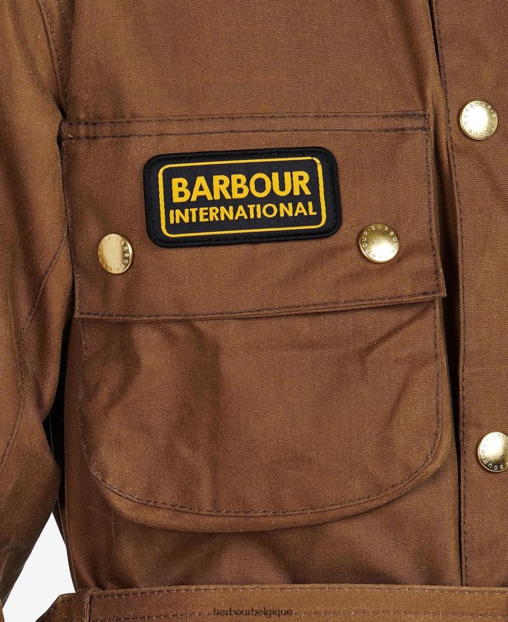 vêtements Barbour veste cirée originale internationale noir Hommes T2L6ZP21