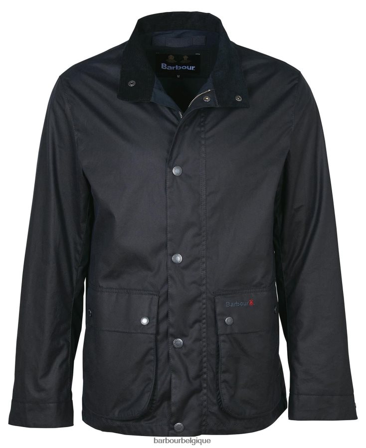 vêtements Barbour veste cirée riley marine classique Hommes T2L6ZP52