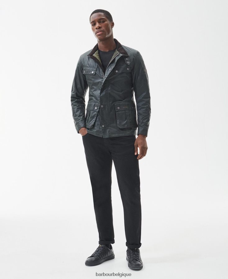 vêtements Barbour veste cirée tourer duke rustique Hommes T2L6ZP40
