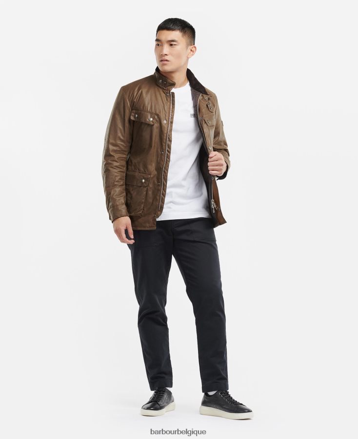 vêtements Barbour veste cirée tourer duke rustique Hommes T2L6ZP44