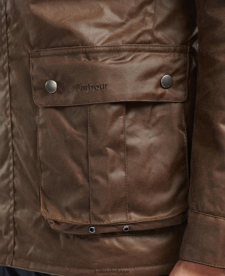 vêtements Barbour veste cirée tourer duke rustique Hommes T2L6ZP44