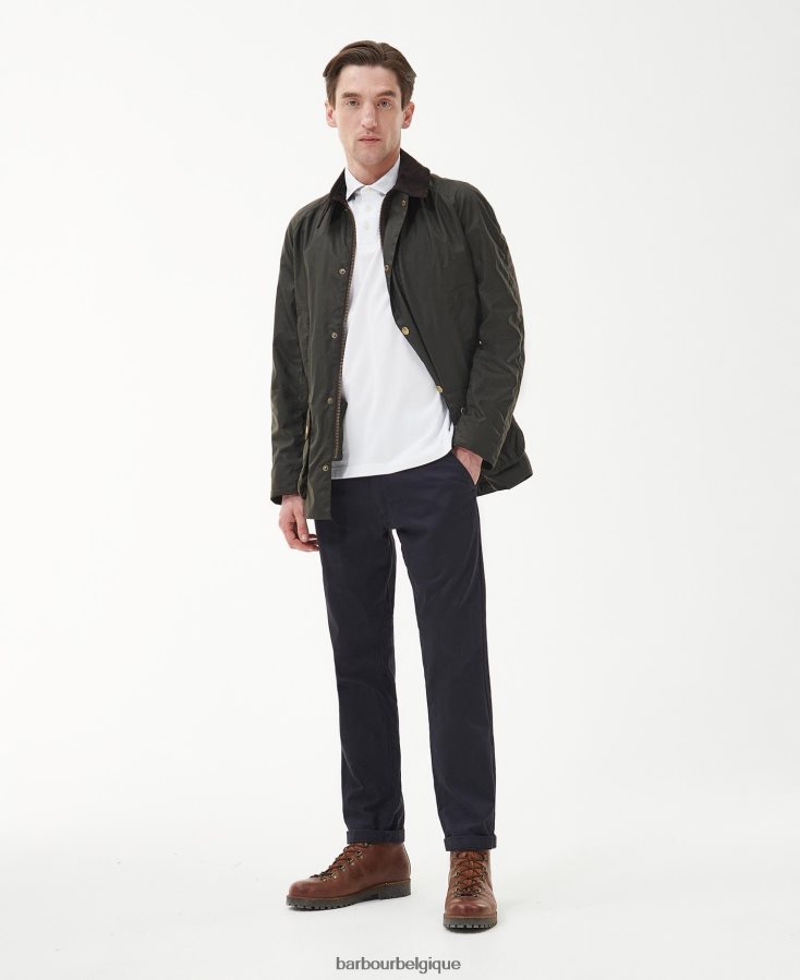 vêtements Barbour veste cirée union jack ashby en édition limitée olive Hommes T2L6ZP3