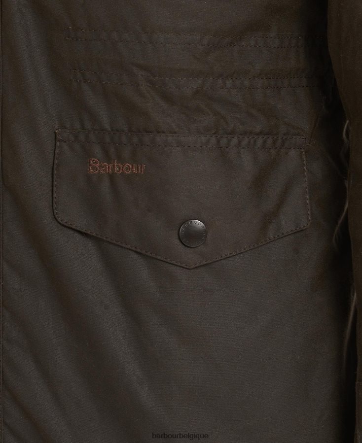 vêtements Barbour veste de cire de sapeur olive Hommes T2L6ZP36