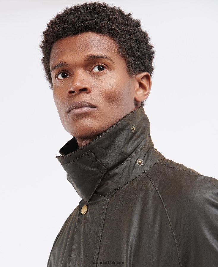 vêtements Barbour veste en cire beausby marine Hommes T2L6ZP29