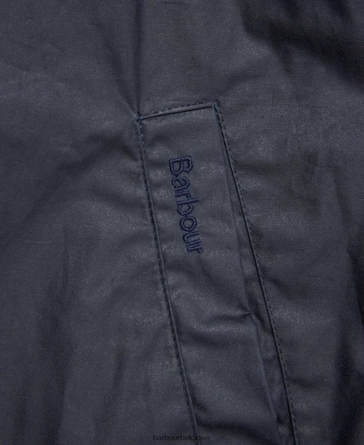 vêtements Barbour veste légère en coton ciré royston noir Hommes T2L6ZP9