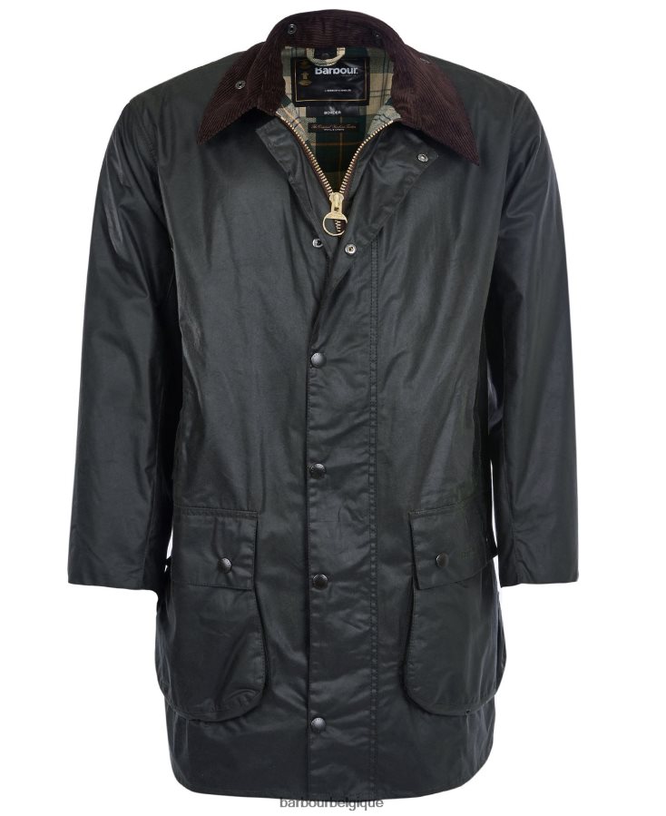 vêtements Barbour veste wax bordée marine Hommes T2L6ZP18