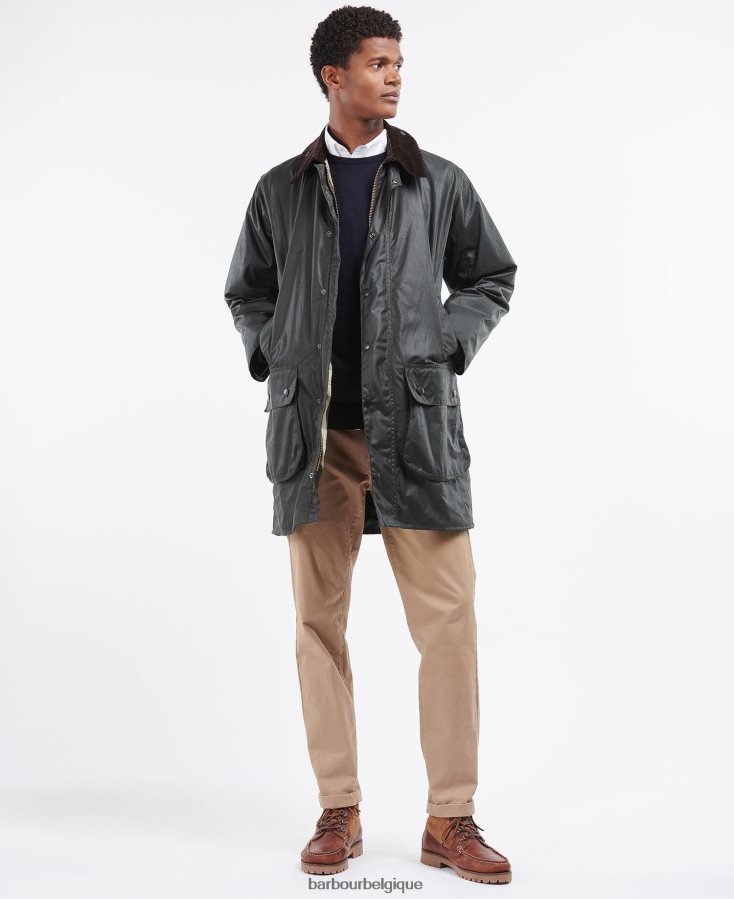 vêtements Barbour veste wax bordée marine Hommes T2L6ZP18