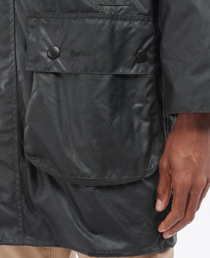 vêtements Barbour veste wax bordée marine Hommes T2L6ZP18