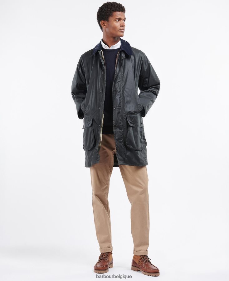 vêtements Barbour veste wax bordée marine Hommes T2L6ZP38