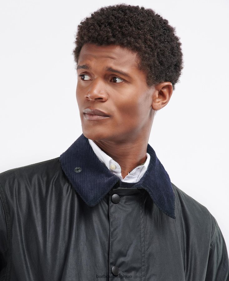 vêtements Barbour veste wax bordée marine Hommes T2L6ZP38