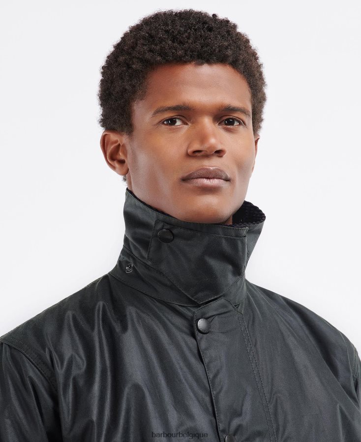 vêtements Barbour veste wax bordée marine Hommes T2L6ZP38