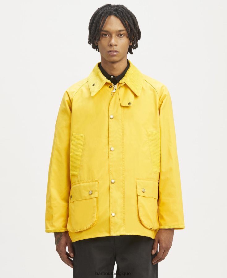 vêtements Palm Angels x Barbour veste cirée malik bedale rose vif Hommes T2L6ZP68