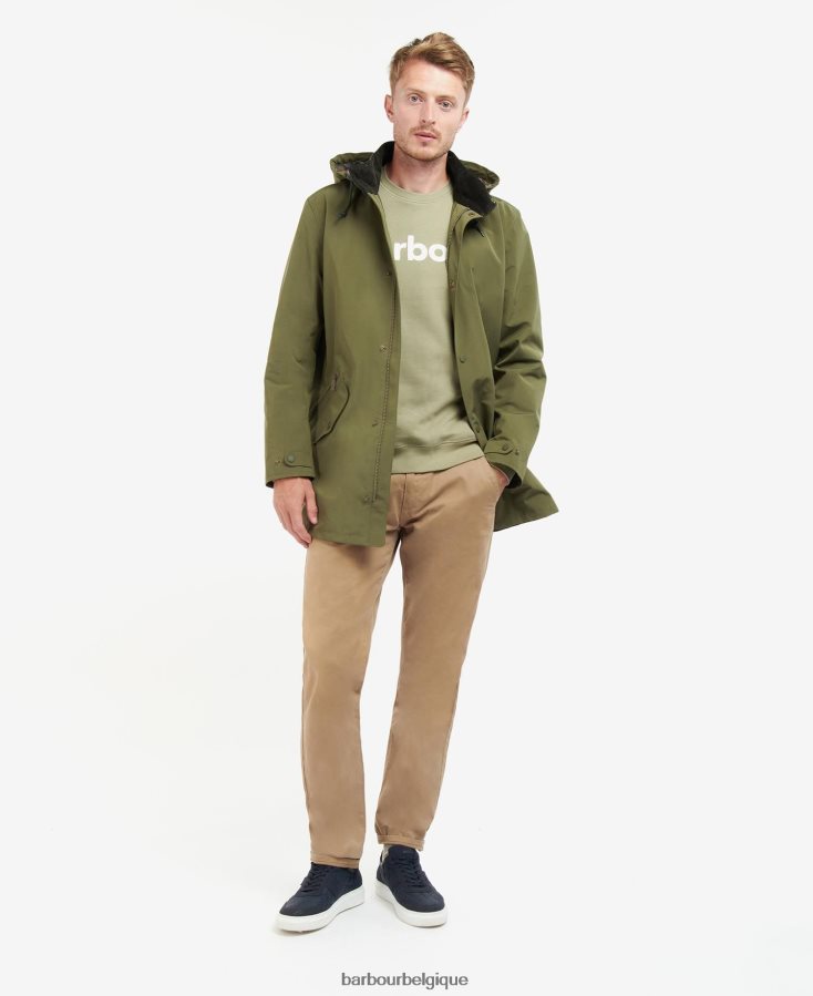 vêtements Barbour imperméable chelsea imperméable algue Hommes T2L6ZP216