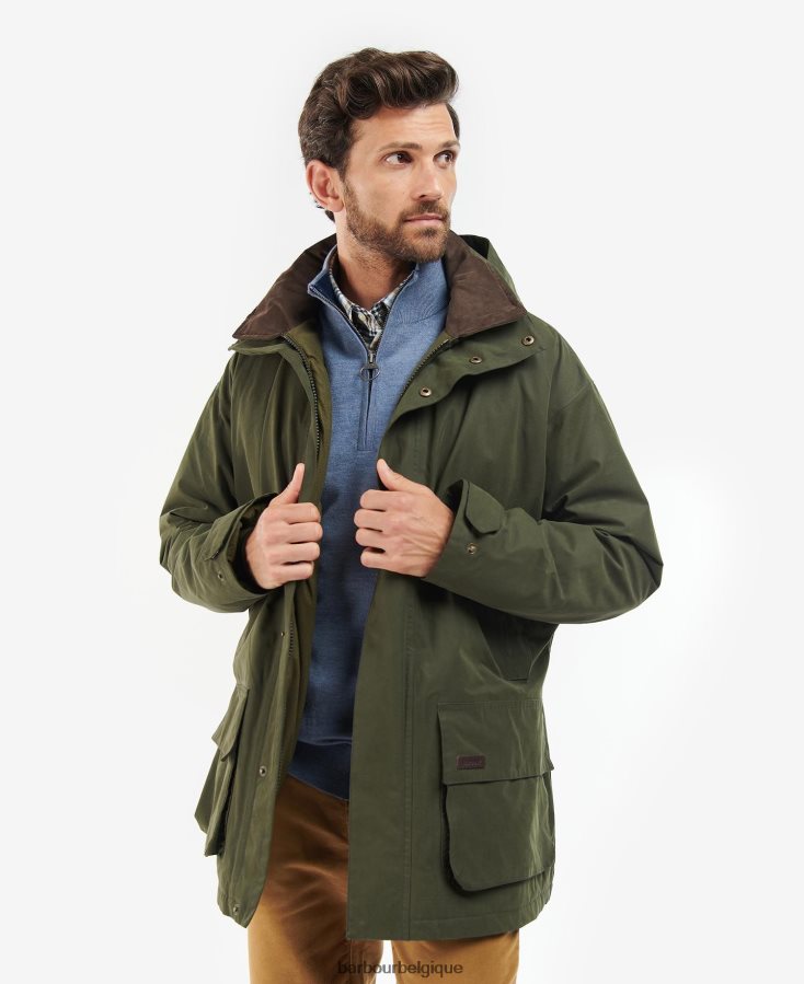 vêtements Barbour veste beaconsfield olive Hommes T2L6ZP187